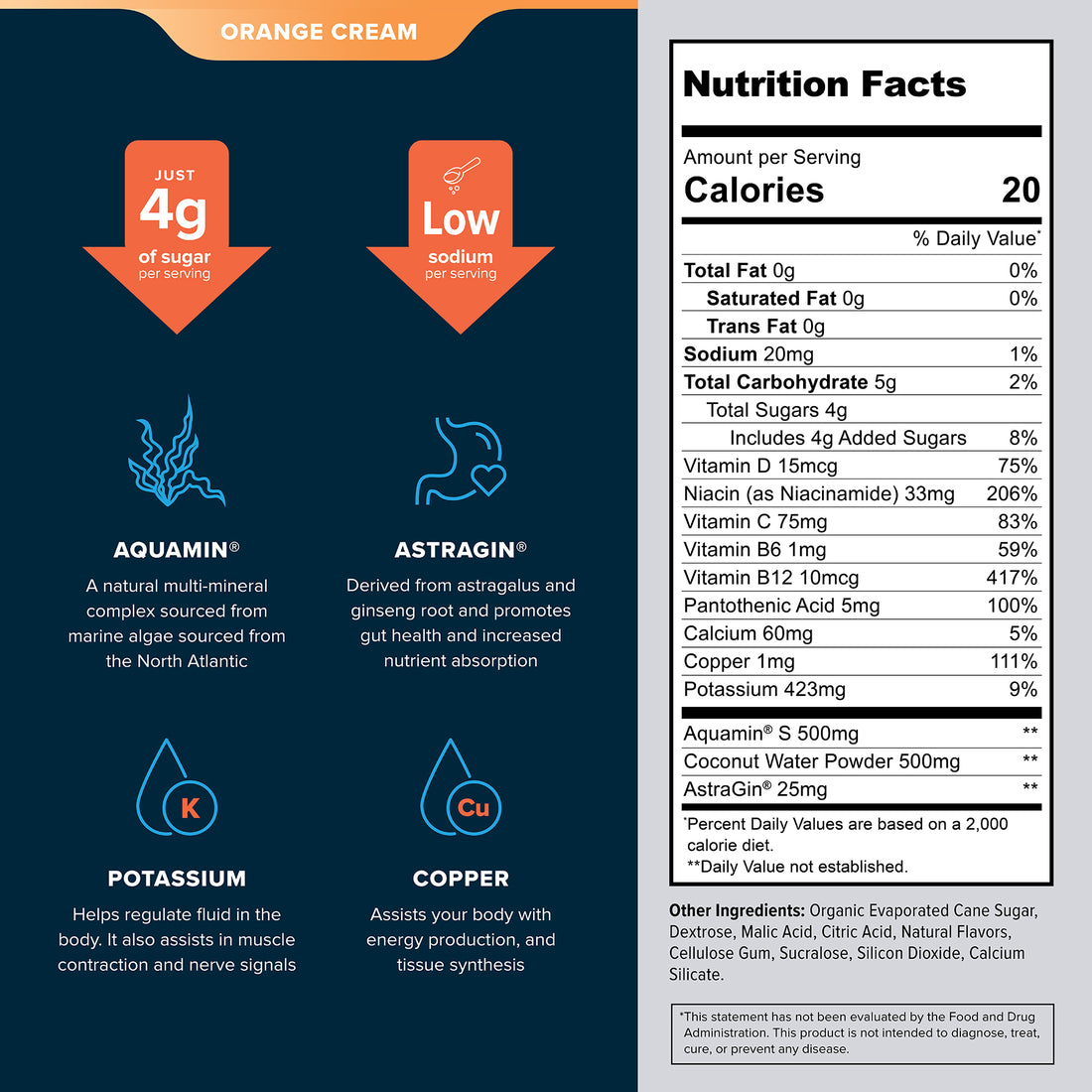 Orange Cream - 30 Serving