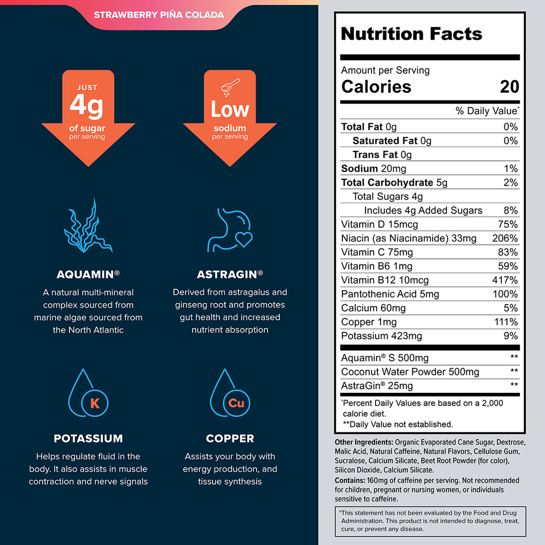 Strawberry Pina Colada - 30 Serving
